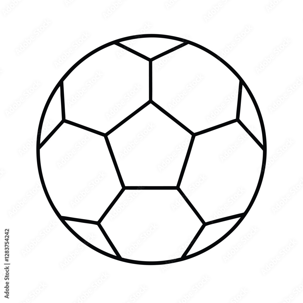 Fototapeta premium soccer ball isolated