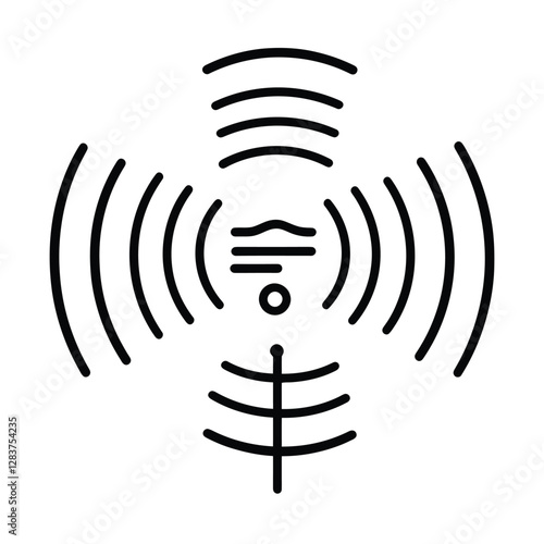 A simple outline of a laboratory coat 