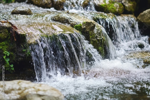 Majestic Washington Waterfall: A Scenic Cascade Amidst Lush Green Landscape