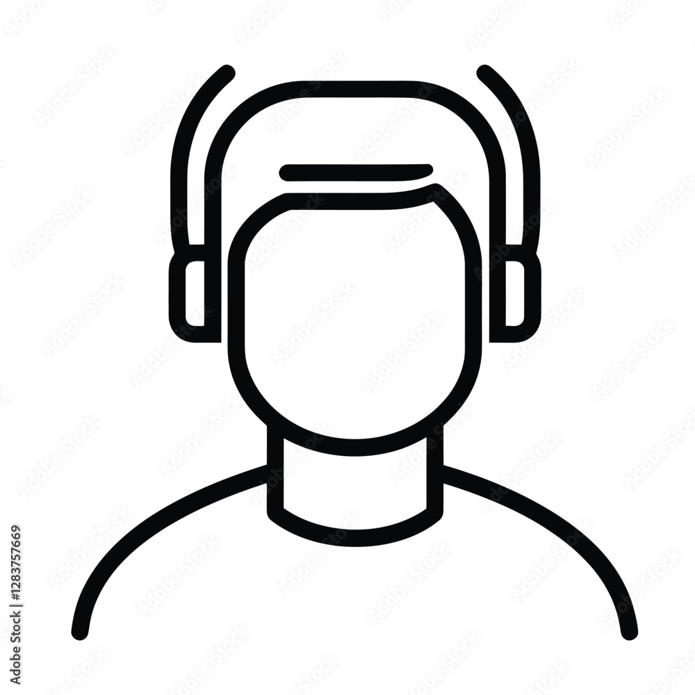 A simple outline of a test tube commonly used in scientific experiments.