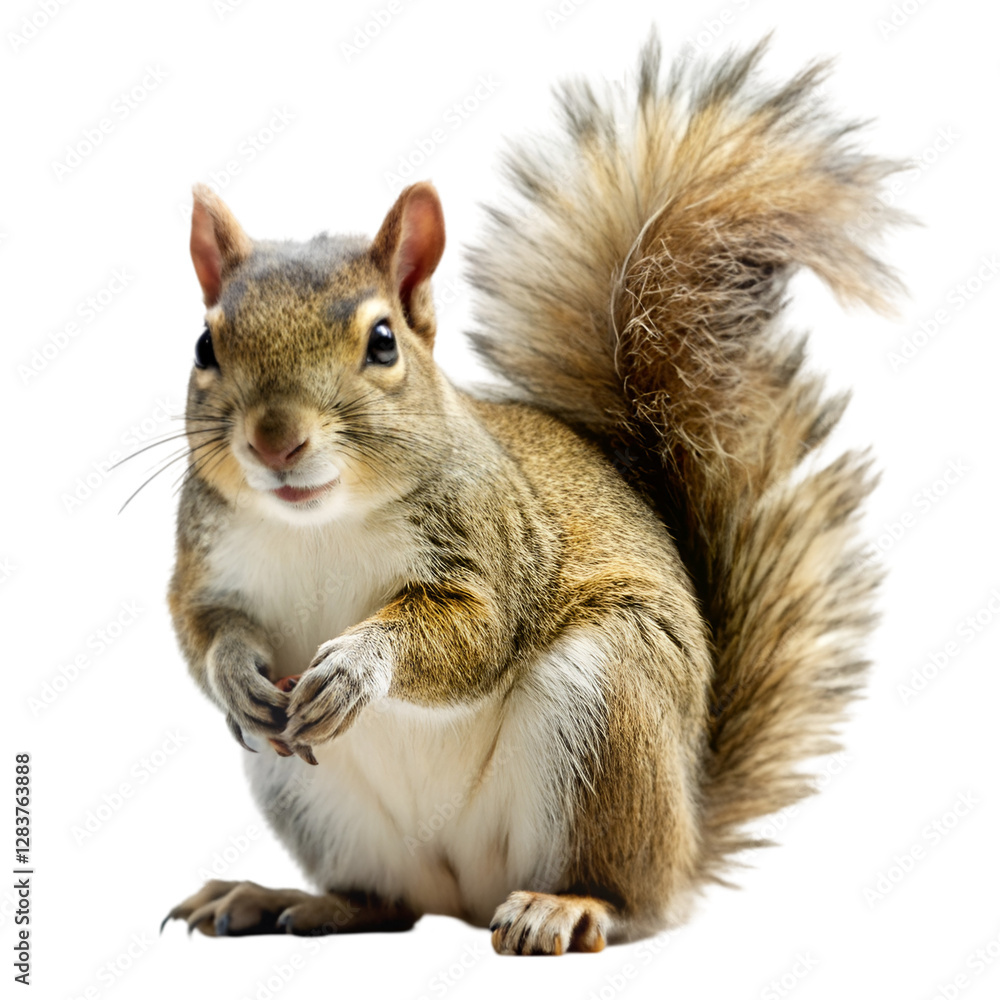 Squirrel isolated on transparent background Squirrel isolated on transparent background