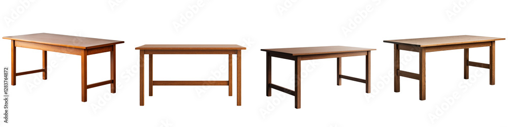 Minimalist and Elegant Wooden Desk or Table in a Modern Office or Home Workspace Setup with Laptop and Other Equipment Promoting Productivity and Efficiency Minimalist and Elegant Wooden Desk or Table in a Modern Office or Home Workspace Setup with Laptop and Other Equipment Promoting Productivity and Efficiency