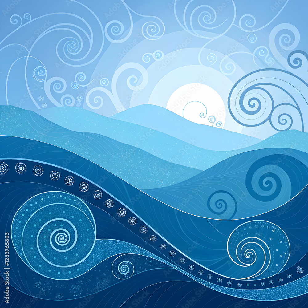 Abstract blue background Abstract blue background