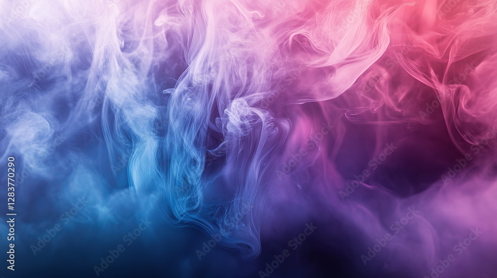 Abstract template vertical banner with transparent smoke Abstract template vertical banner with transparent smoke