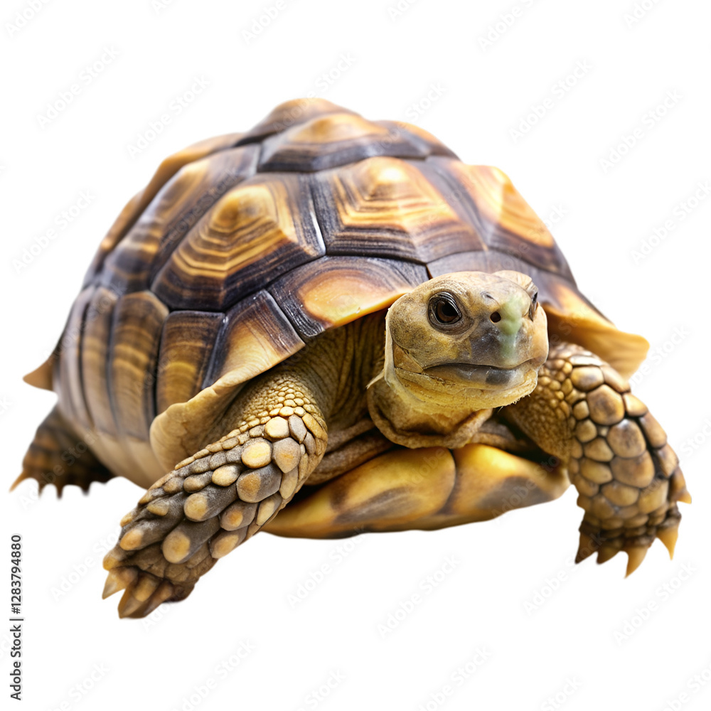 Naklejka premium Tortoise isolated on transparent background