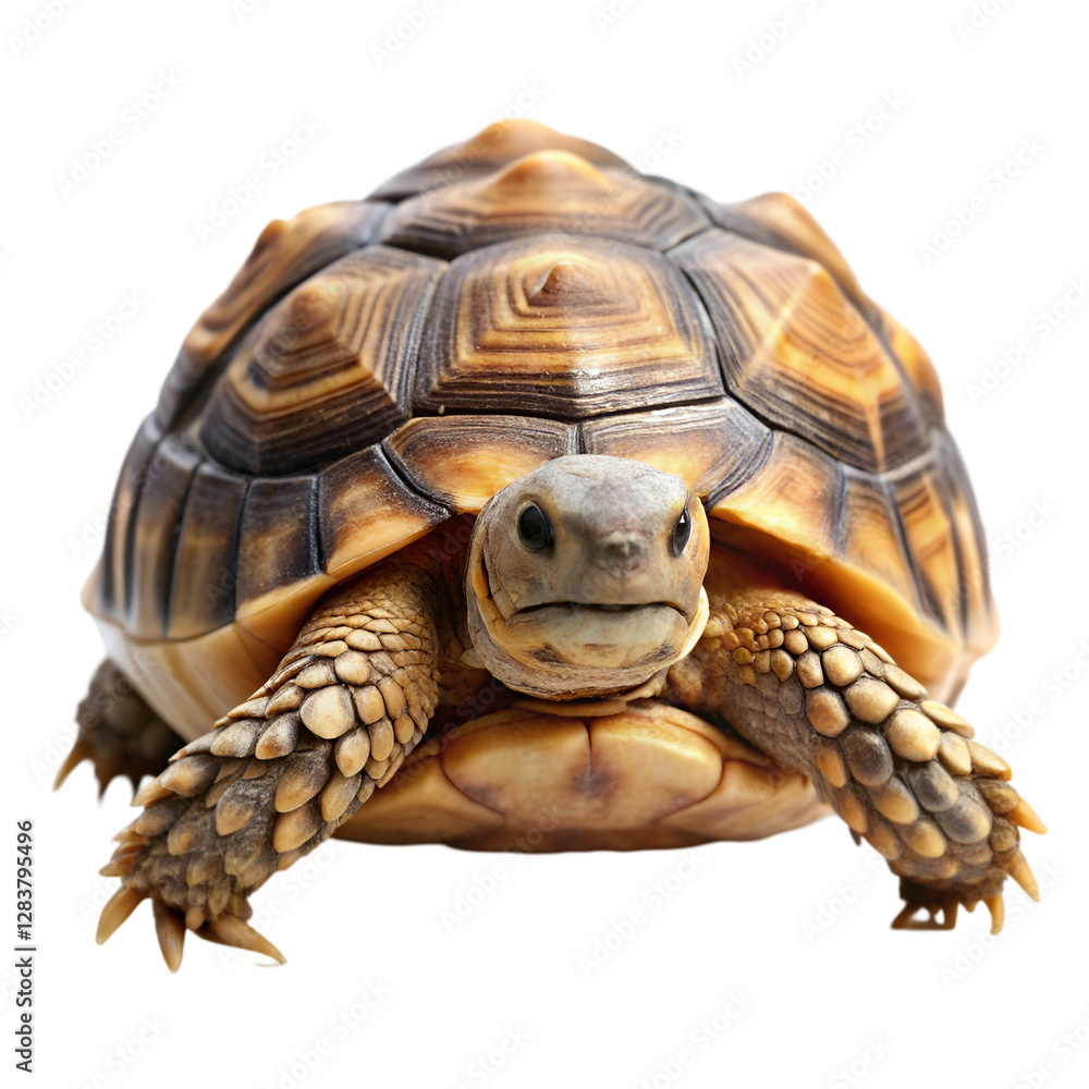 Naklejka premium Tortoise isolated on transparent background