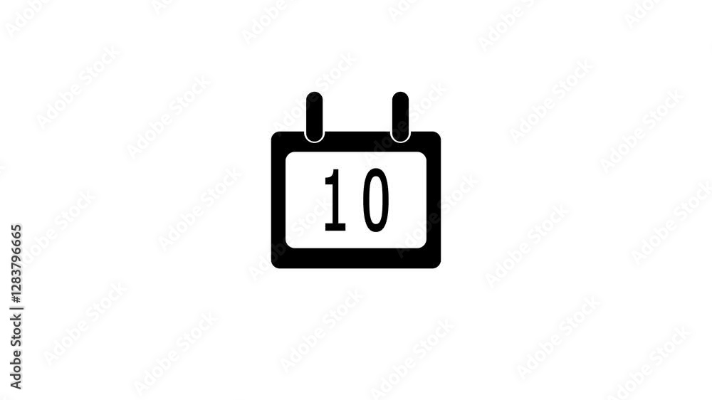 Animated Calender icon isolated .Time and date Managements Schedule icon isolated .Calender schedule 5. Animated Calender icon isolated .Time and date Managements Schedule icon isolated .Calender schedule 5.