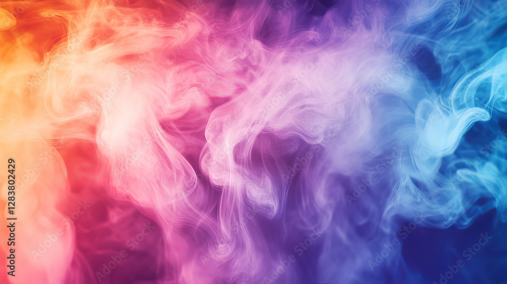 Abstract template vertical banner with transparent smoke Abstract template vertical banner with transparent smoke