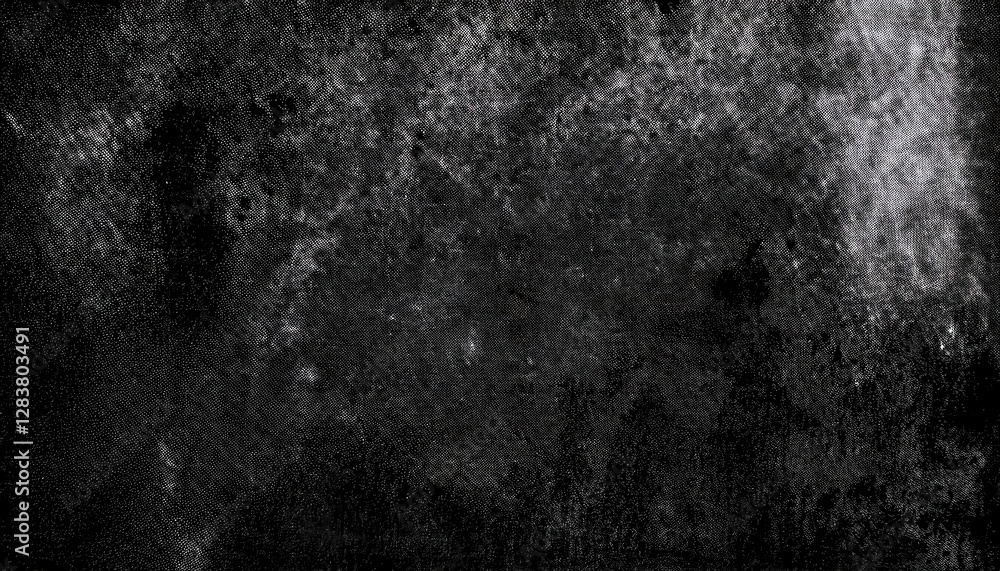 Fototapeta premium dark grunge distressed texture with high contrast noise, abstract rough background for digital art, design, and overlays