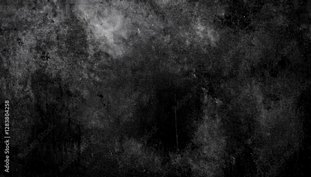 Fototapeta premium dark grunge distressed texture with high contrast noise, abstract rough background for digital art, design, and overlays