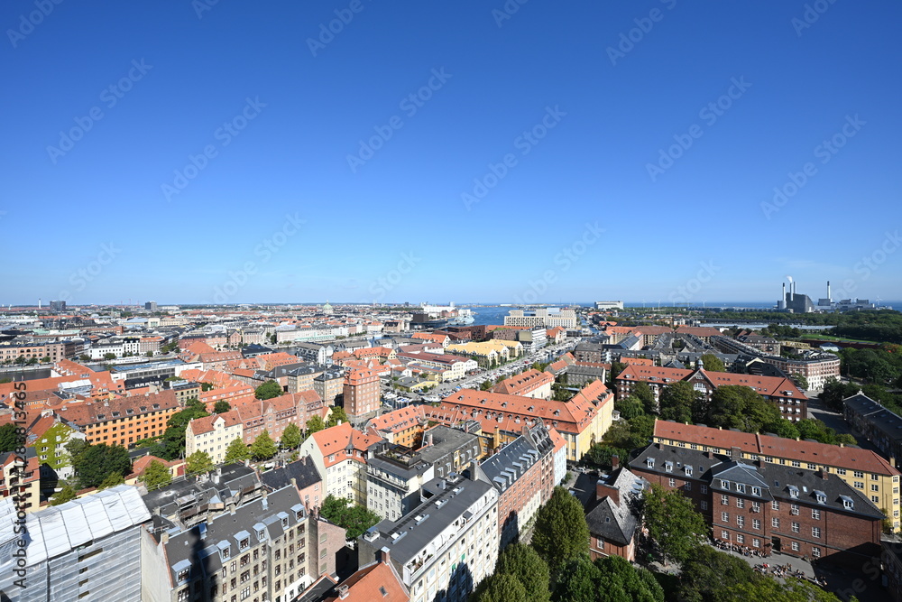 Aerial view of Copenhagen Aerial view of Copenhagen