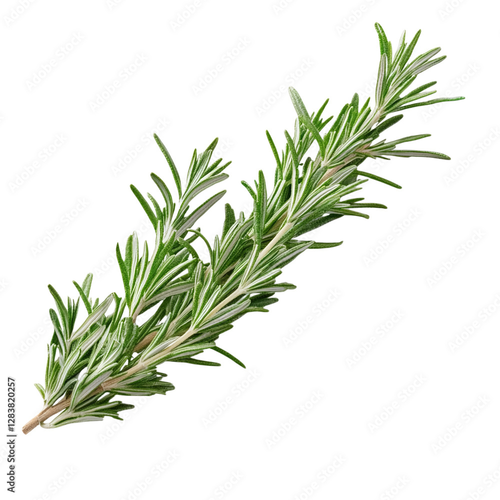 Sprig of fresh rosemary isolated on transparent background Sprig of fresh rosemary isolated on transparent background