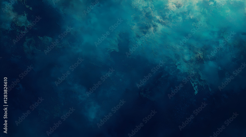 Obraz premium underwater scene with underwater bubbles