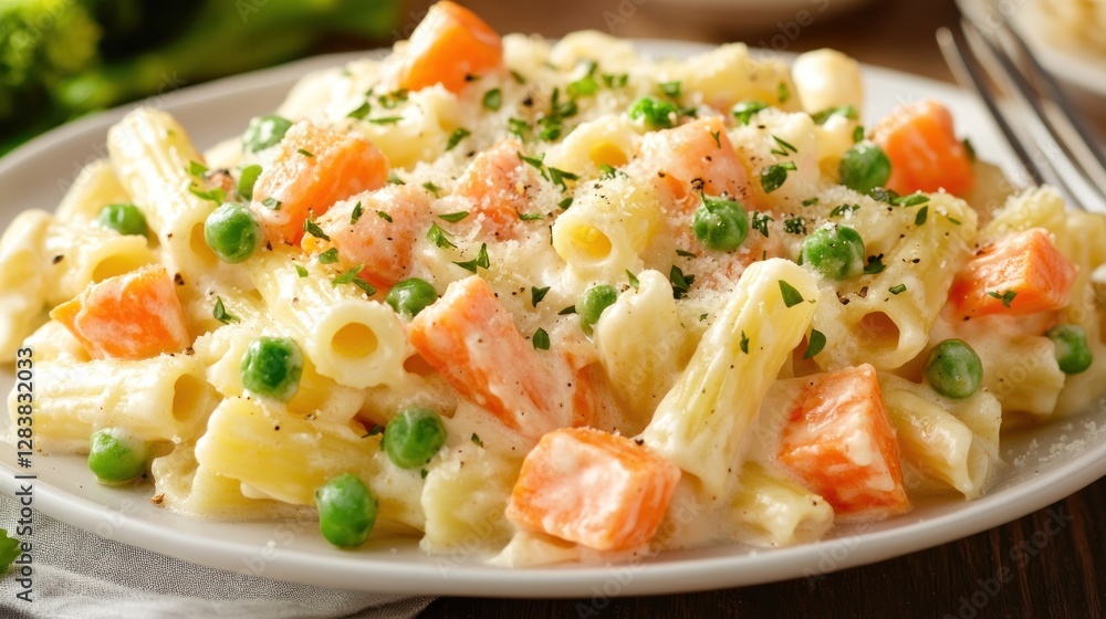 Creamy Pasta with Carrots and Peas: A Delightful Dish Creamy Pasta with Carrots and Peas: A Delightful Dish