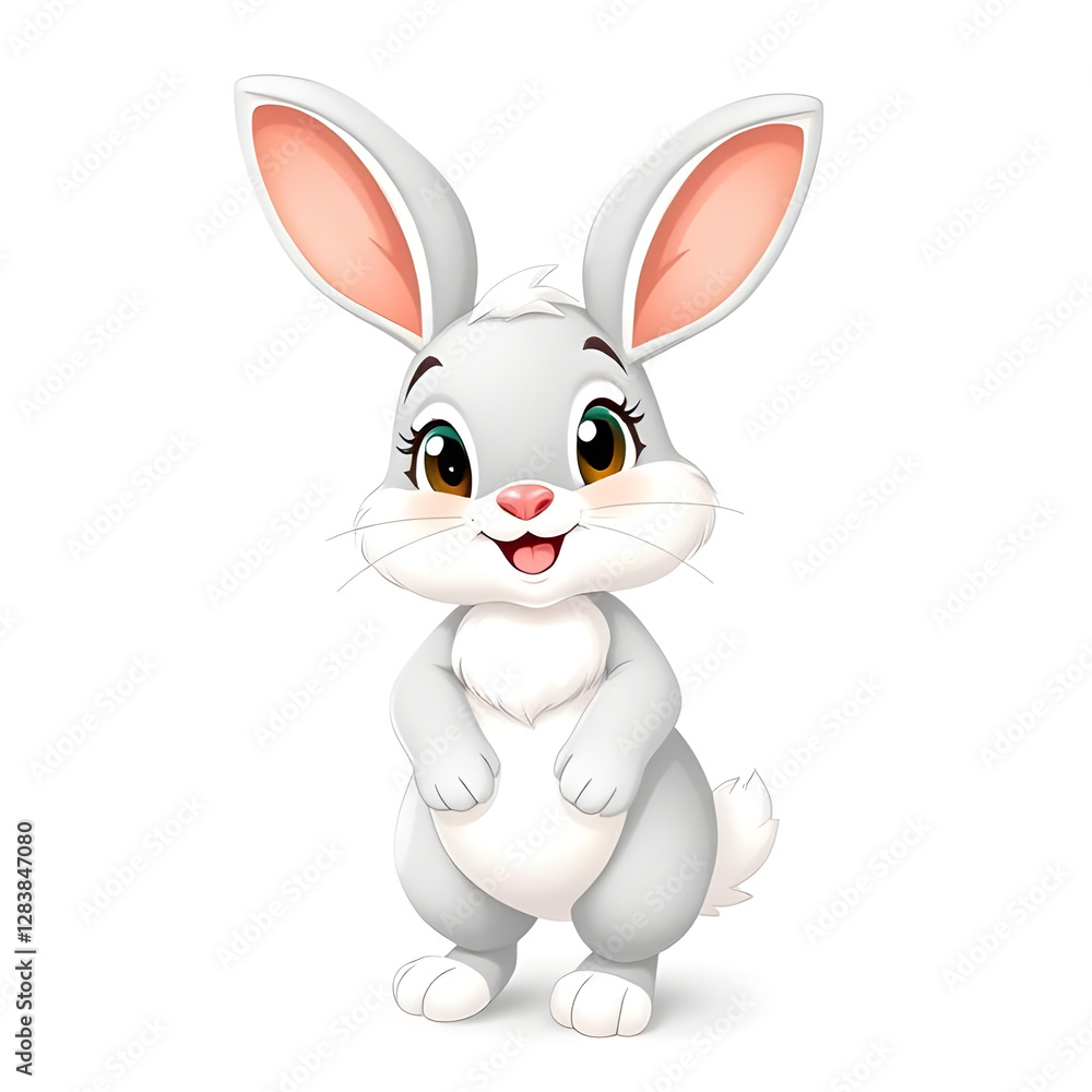Fototapeta premium cartoon rabbit