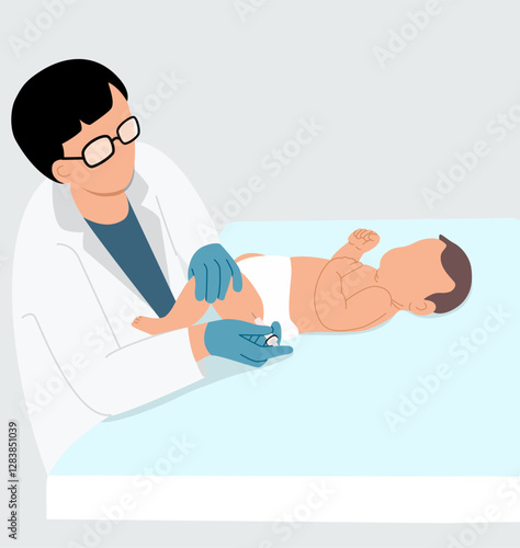 doctors giving injections to babies