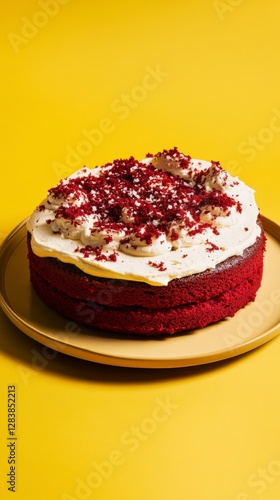 Wallpaper Mural A Visual Delight: Exquisite Red Velvet Cake with Creamy Frosting Torontodigital.ca