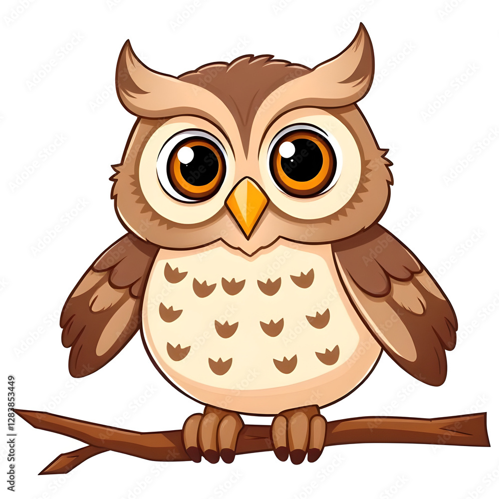 Fototapeta premium cartoon owl