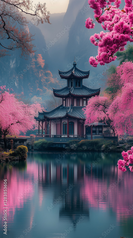Obraz premium cherry blossom in spring