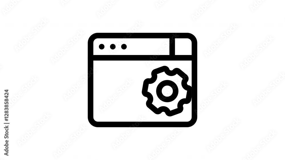 optimization animated icon optimization animated icon