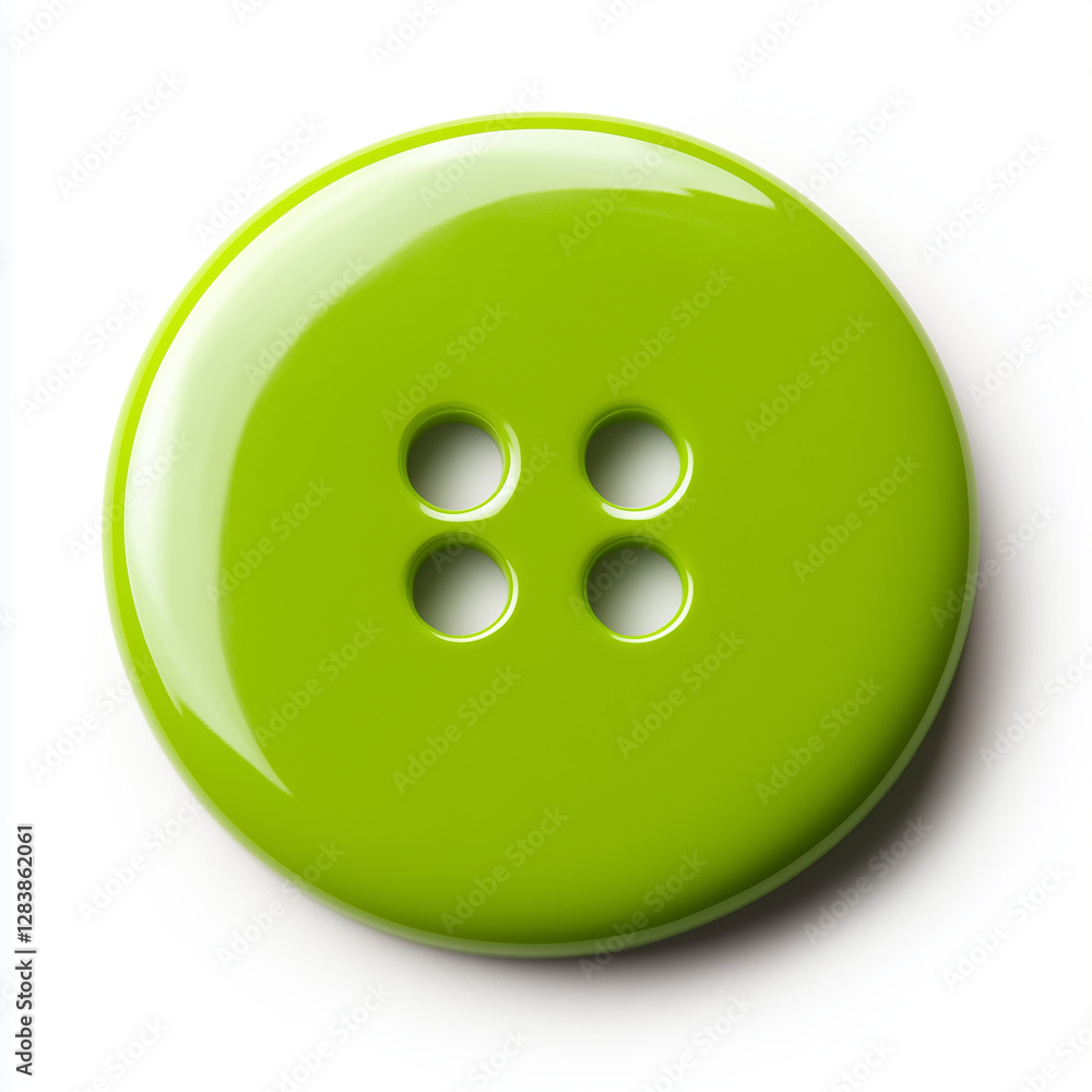 green button isolated on white green button isolated on white