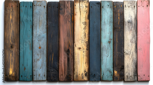Aged wooden wall with a rustic door and weathered board
