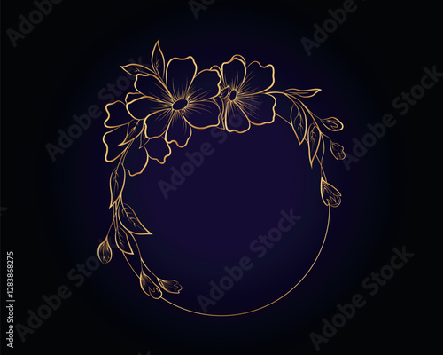 Vector tropical flowers. Floral botanical flower. Isolated illustration element. Vector wildflower for background, texture, wrapper pattern, frame, or border.