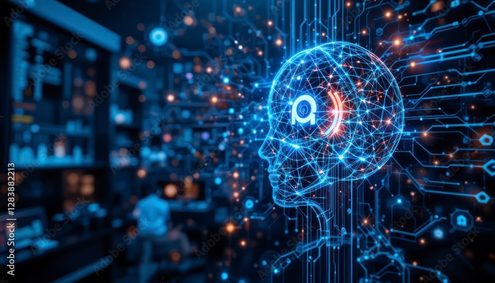 AI Learning and Artificial Intelligence Concept. Business, modern technology, internet and networking concept AI Learning and Artificial Intelligence Concept. Business, modern technology, internet and networking concept