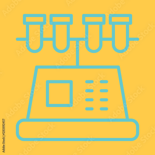 PCR Machine Icon Design