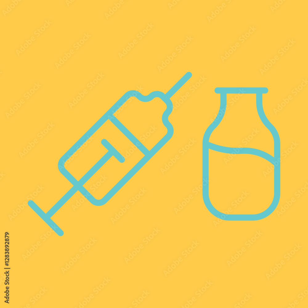 Vaccine Icon Design Vaccine Icon Design