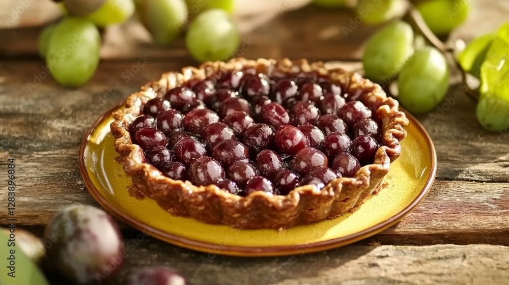 A mouthwatering cherry tart, a delightful dessert experience. A perfect sweet treat for any occasion. A mouthwatering cherry tart, a delightful dessert experience. A perfect sweet treat for any occasion.
