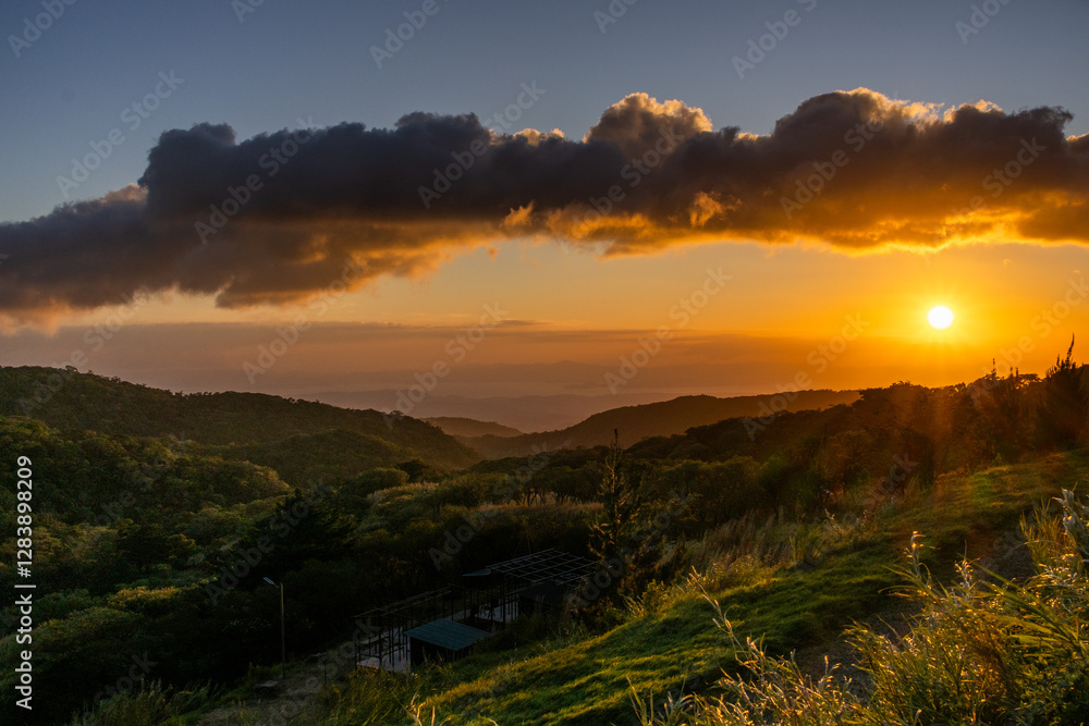 Obraz premium Sunset Costa Rica