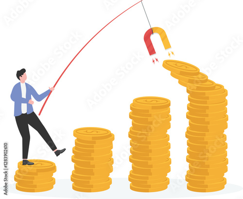 Businessmen seek investors to bring money to expand their business to grow and succeed.

