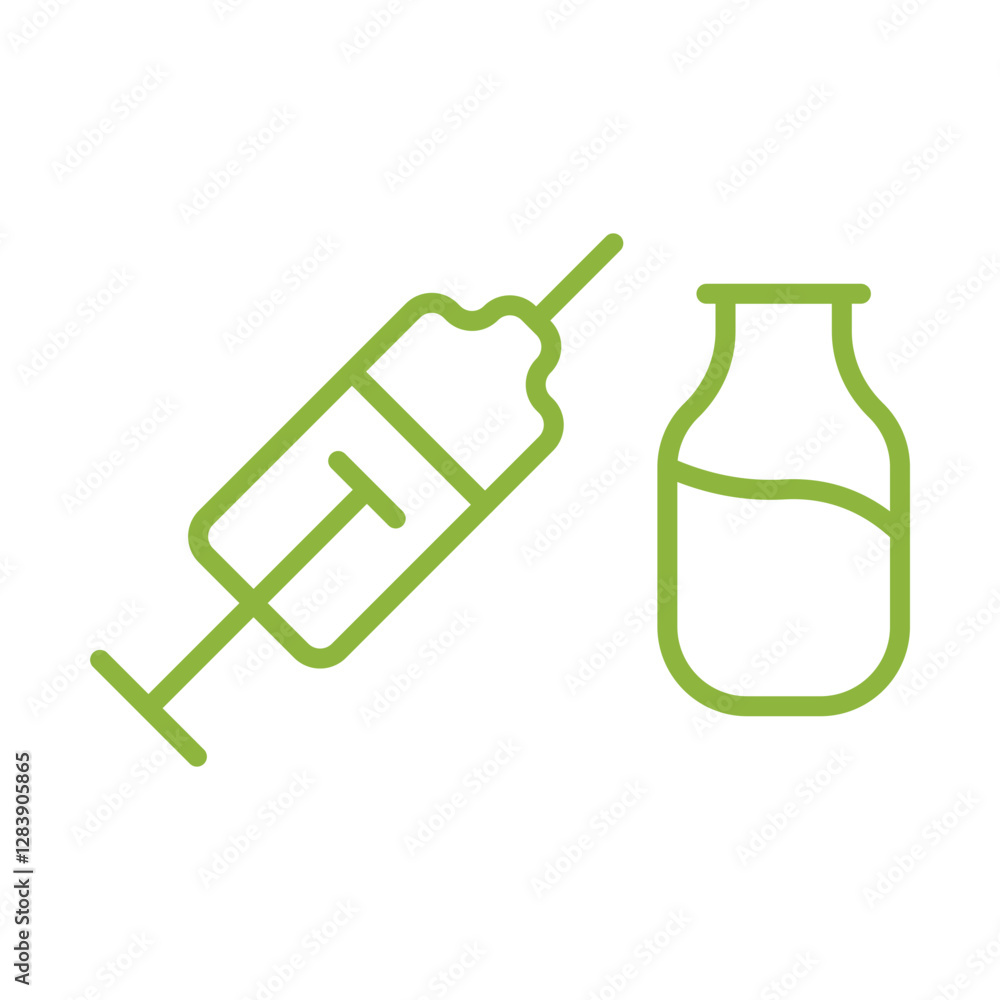 Vaccine Icon Design Vaccine Icon Design