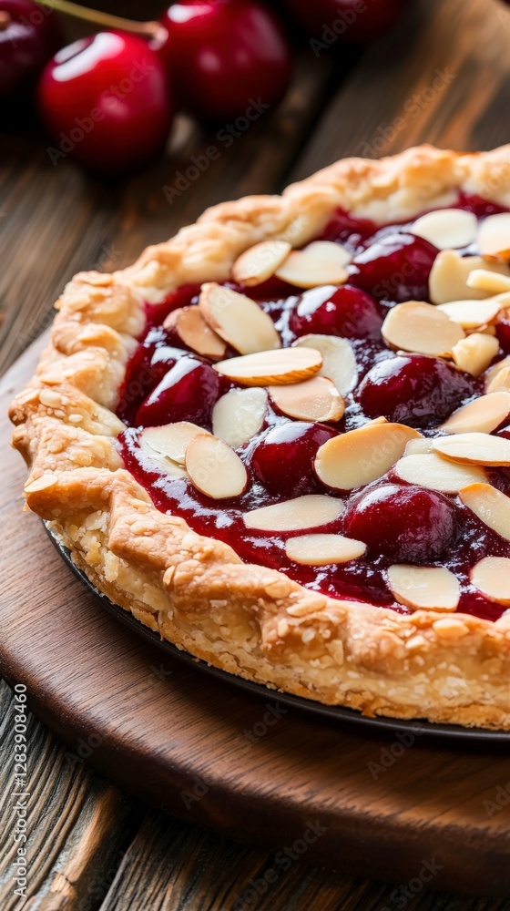 Scrumptious Cherry Almond Pie: A Delightful Dessert Scrumptious Cherry Almond Pie: A Delightful Dessert