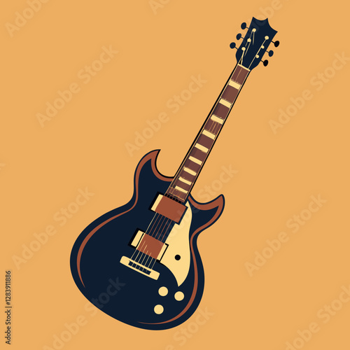 electric guitar vector illustration