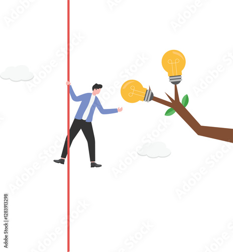 Businessmen hunt for money to succeed in business.


