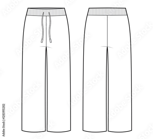 Womans home pants wide fit