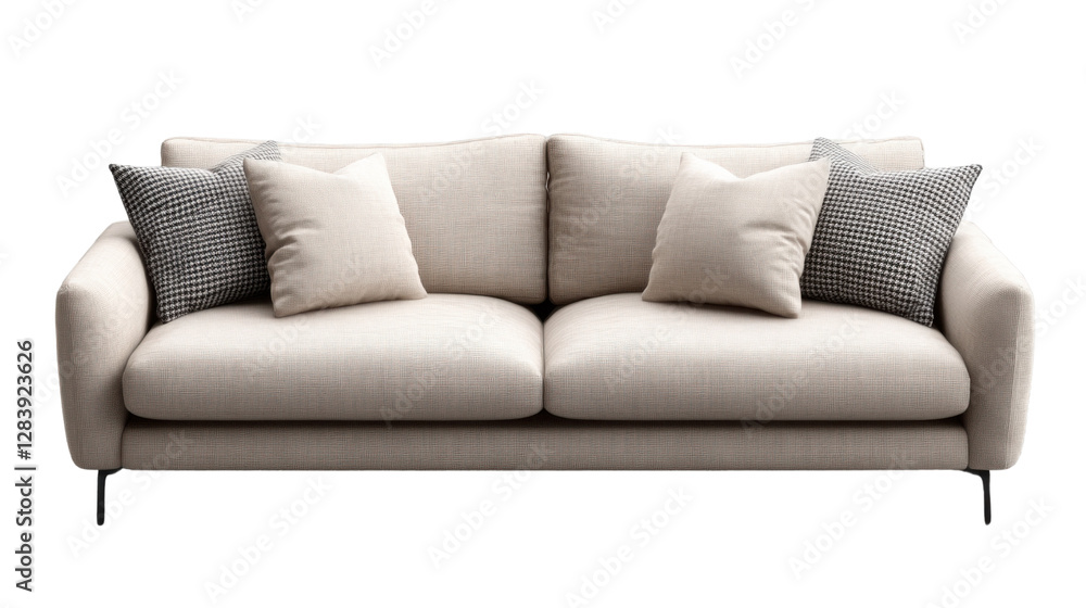 Fototapeta premium sofa isolated on white background