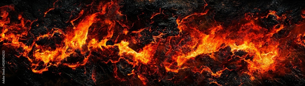 Dynamic Banner Collection with Orange, Red, and Black Smoke Effects