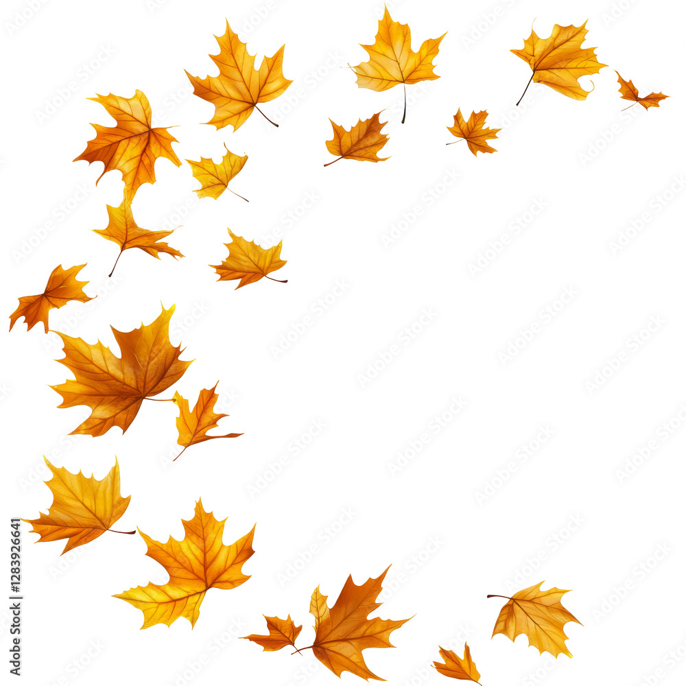 Falling autumn leaves on transparent background nature png white space seasonal change artistic viewpoint Falling autumn leaves on transparent background nature png white space seasonal change artistic viewpoint