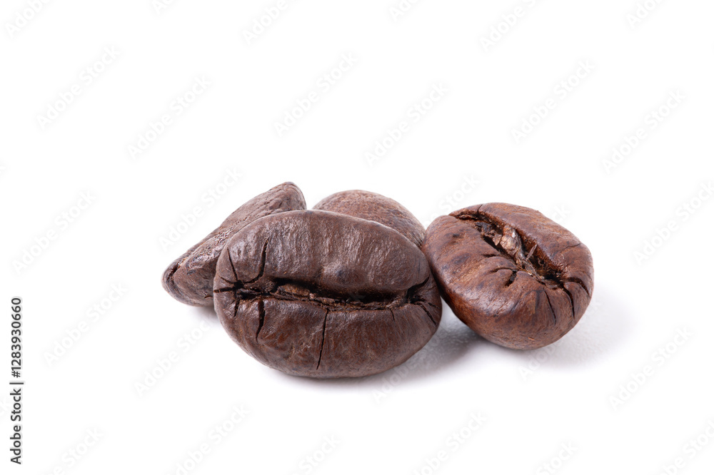 roasted coffee beans. isolated on white background.
roasted coffee beans. isolated on white background.