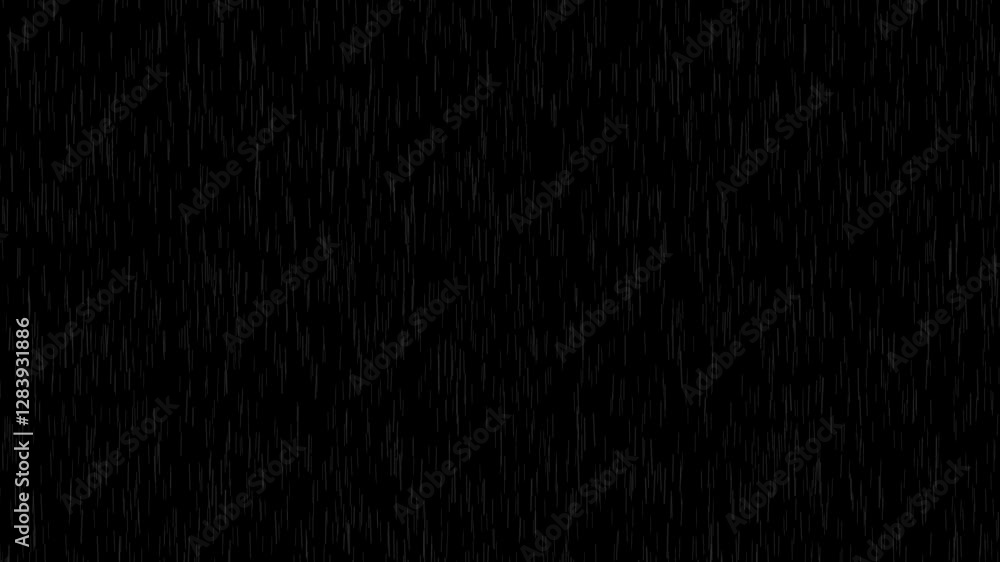 Heavy rain falling animation on black screen Heavy rain falling animation on black screen