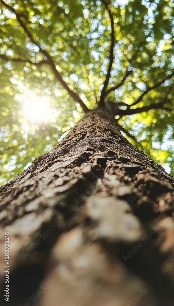 Close up view of a tree trunk showcasing natural beauty and textures for nature inspired art Close up view of a tree trunk showcasing natural beauty and textures for nature inspired art