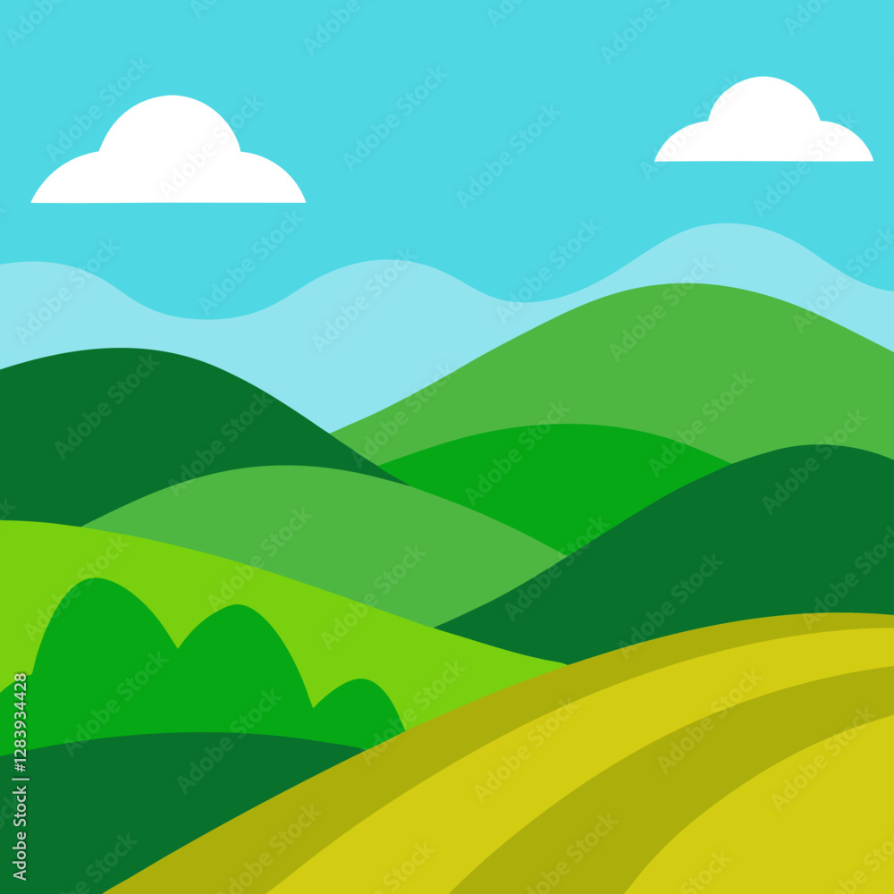 Obraz premium landscape with mountains