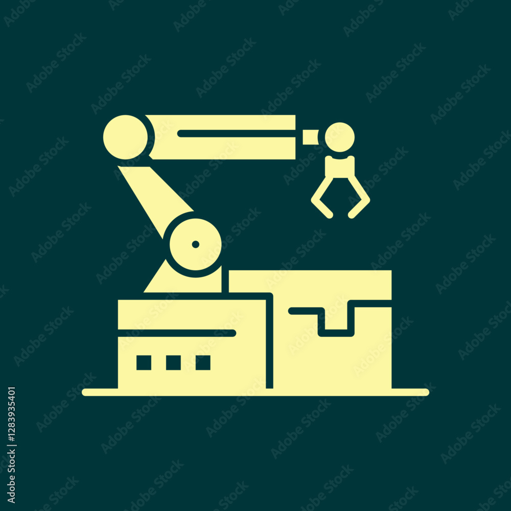 Robotic Arm trendy artwork beautiful abstract vector illustration colorful practicable design Robotic Arm trendy artwork beautiful abstract vector illustration colorful practicable design