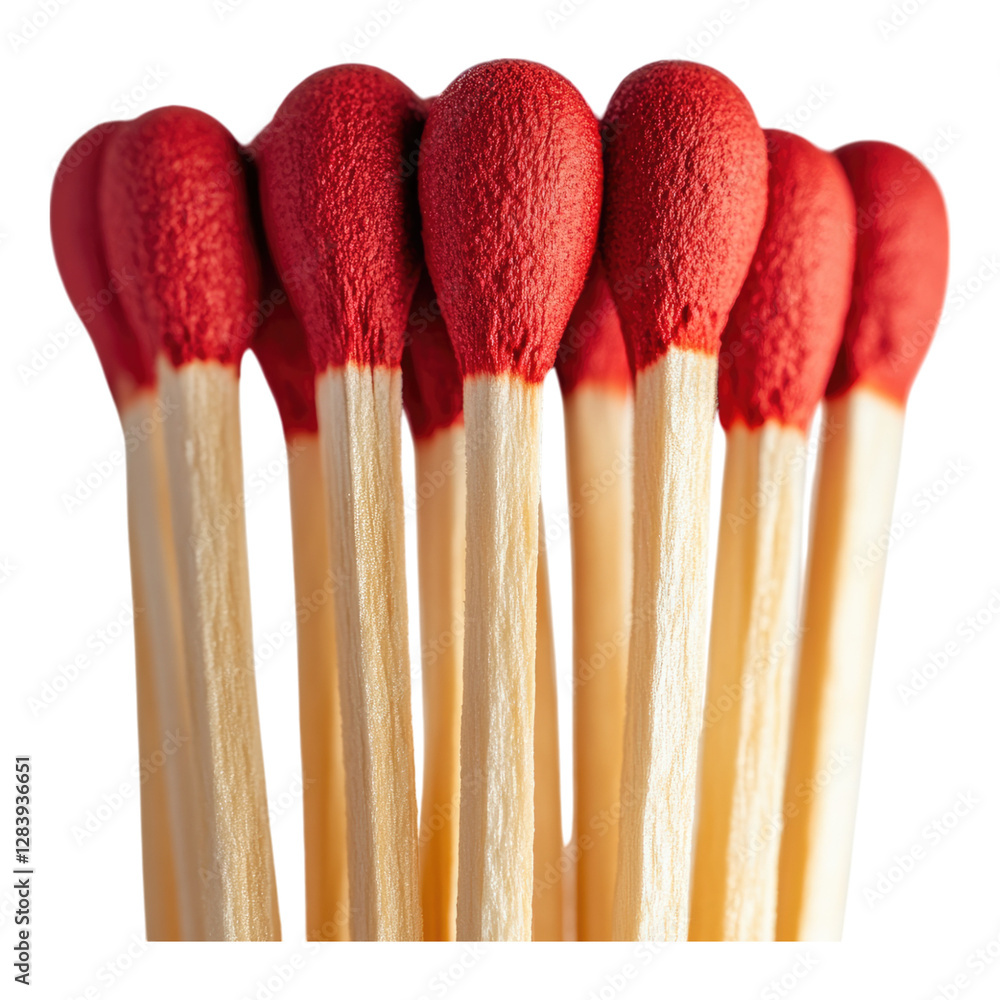 Group of matches isolated on transparent background Group of matches isolated on transparent background