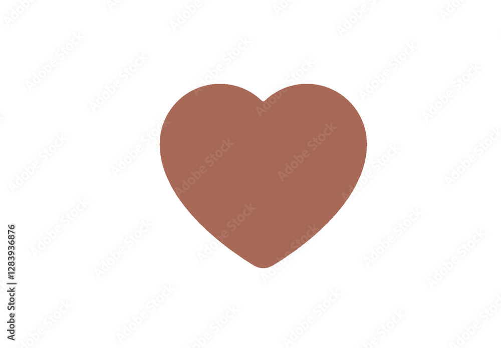Heart brown Heart brown