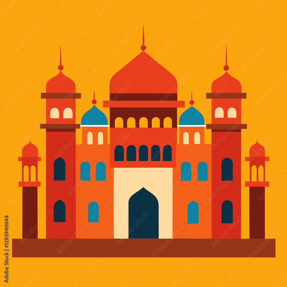 taj mahal vector illustration taj mahal vector illustration