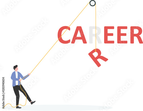 Businessmen look at the future direction and create a direction for the company to operate in the desired direction.

